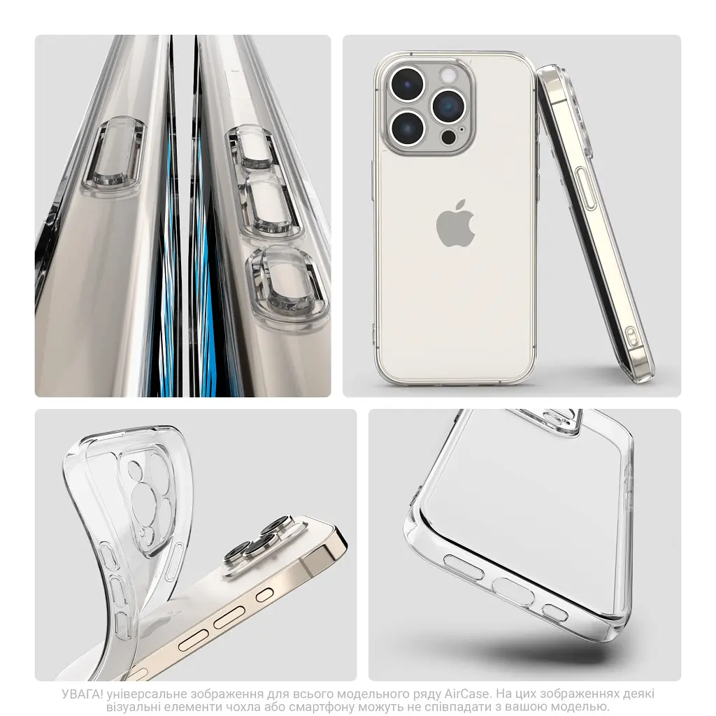 Чохол до мобільного телефона Armorstandart Air Motorola G06 4G Camera cover Clear (ARM89057) - фото 4