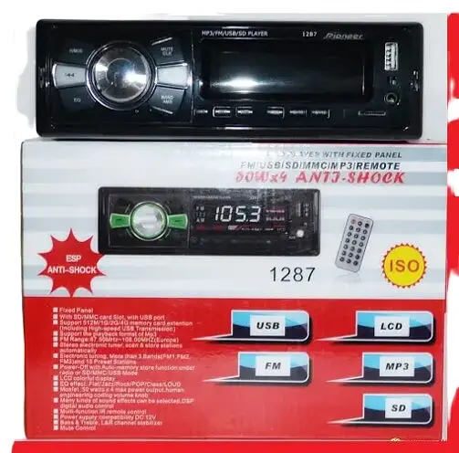 Автомагнитола XPRO 1287 USB 2.0 порт microSD слот 1DIN черный (LP-90997_462) - фото 4