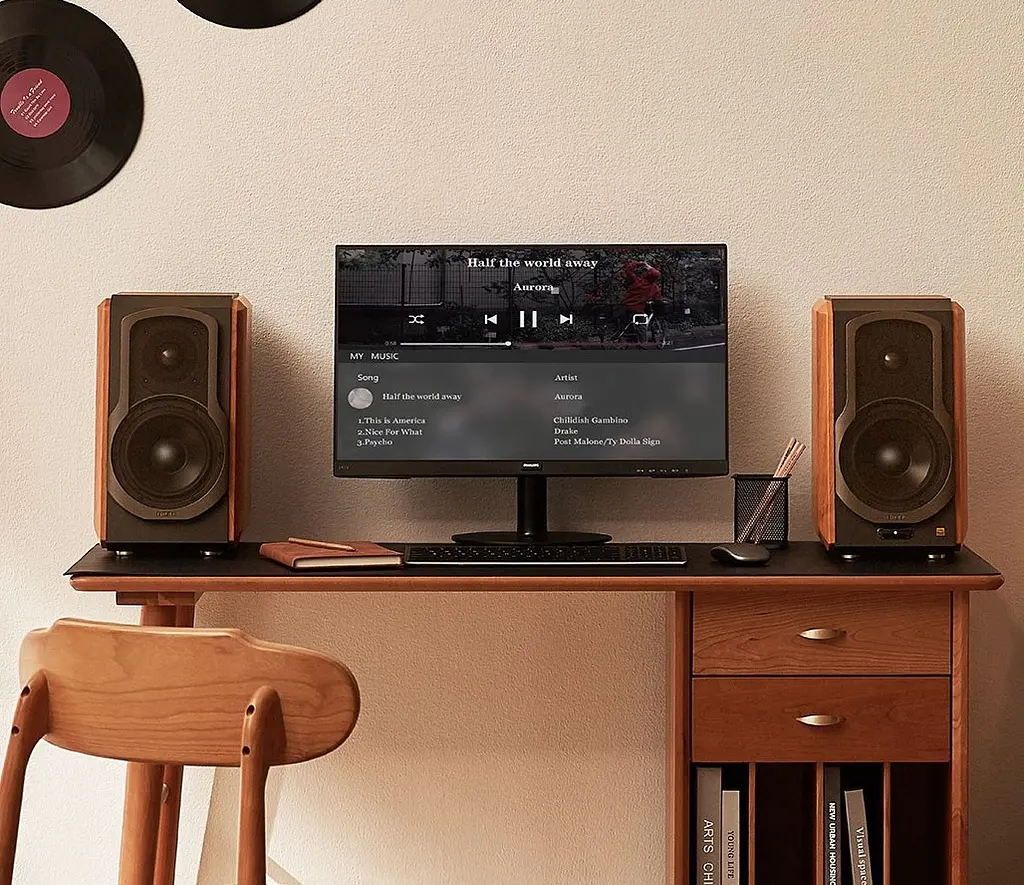 Активні колонки Edifier S1000-W 120W Hi-Res, Optical, Coax, RCA, Bluetooth, Wi-Fi Brown - фото 10