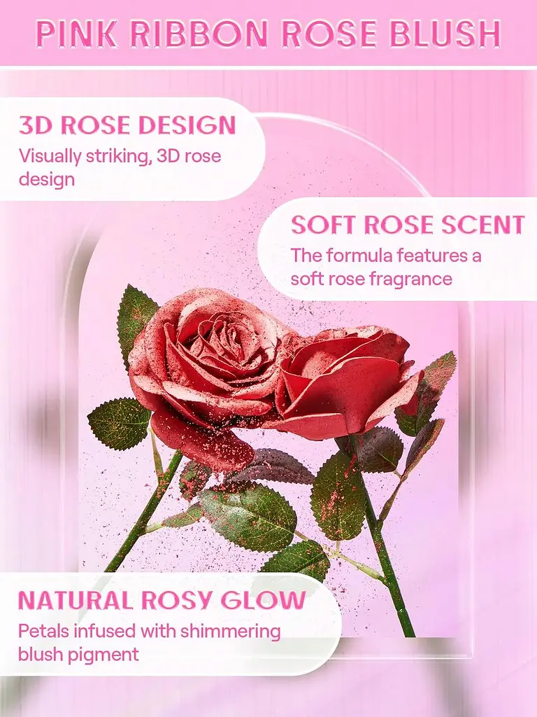 Троянда рум’яна Sheglam Pink Ribbon Rose Blush - фото 4