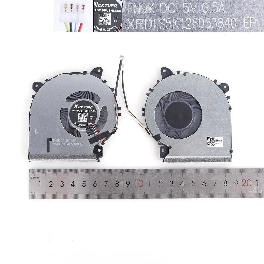 Вентилятор для Asus A416 A516 D415 D515 F415 F515 M415 M515 R515 S415 S515 X415 X515, Аналог - фото 3
