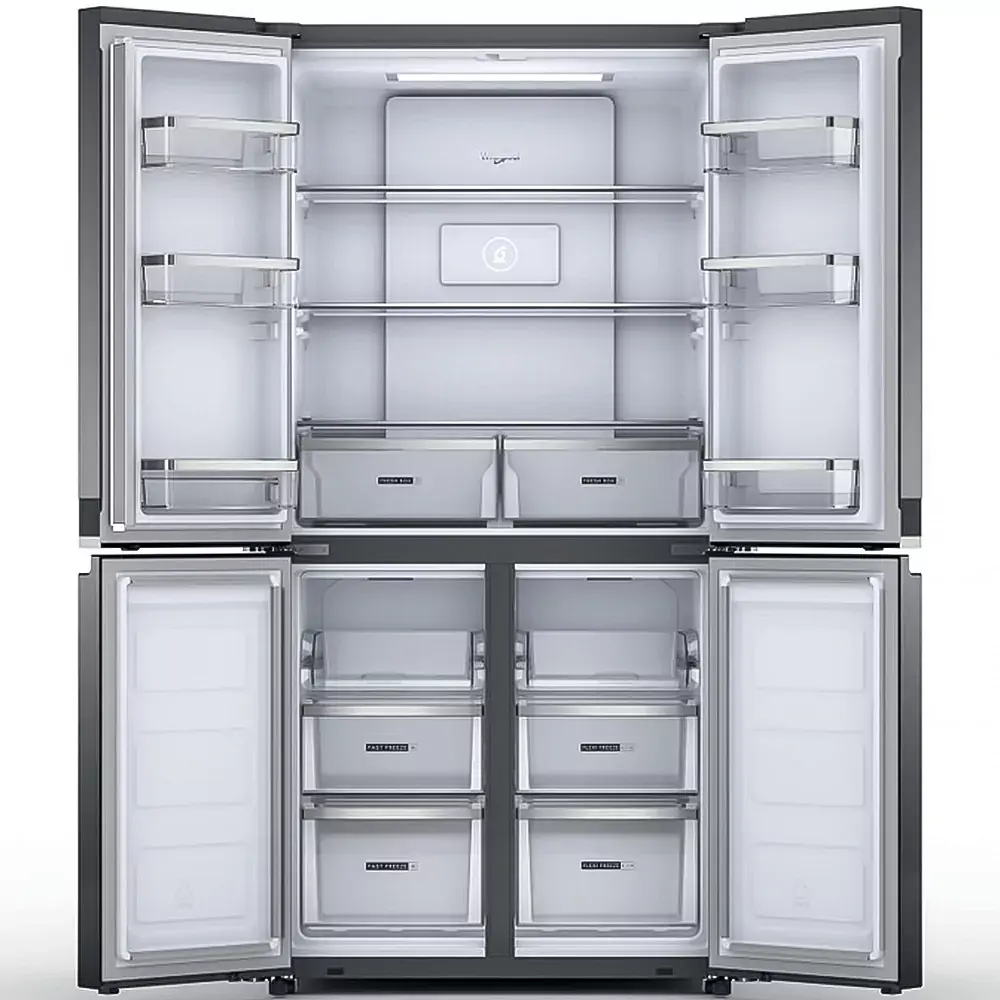 Холодильник Whirlpool многодверный 187.4x90.9х69.8 холодильное отделение 384 л морозильное отделение 207 л 4 двери А++ NF дисплей нержавеющая сталь (WQ9B3LEF) - фото 3