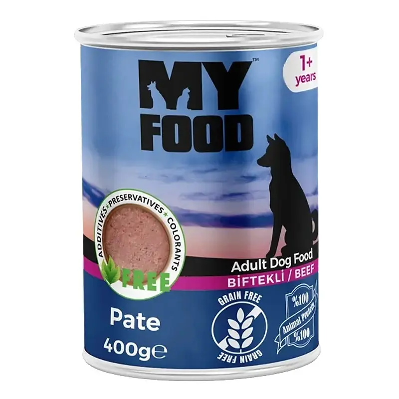 Вологий корм Hermos My Food Паштет для собак з яловичиною 400 г