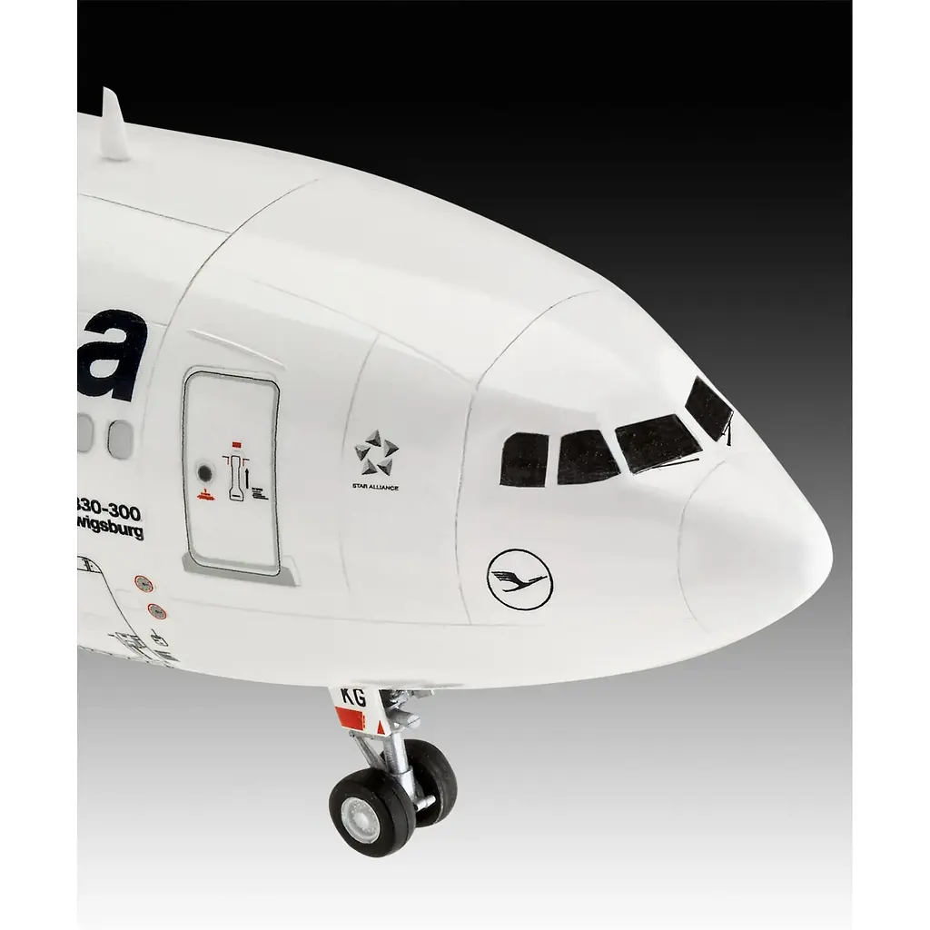 Збірна модель Revell Літак Airbus A330-300 Lufthansa масштаб 1:144, 108 деталей (RVL-03816) - фото 7