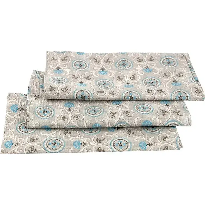 Набор вафельных полотенец Руно 35х70 см (707_Орнамент серый) - фото 2