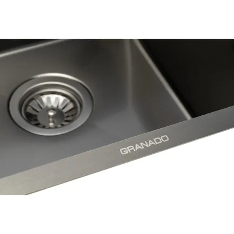 Мийка кухонна GRANADO Pravia S201 black (GS01201B) - фото 3