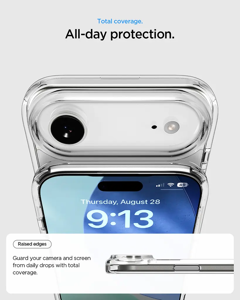 Чохол Spigen для iPhone 17 Air, Ultra Hybrid S MagFit, Clear White teh0019335 - фото 4