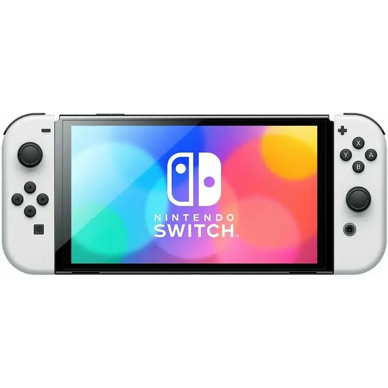 Игровая приставка Nintendo Switch Oled портативная с White Joy-Con (045496453435) - фото 2