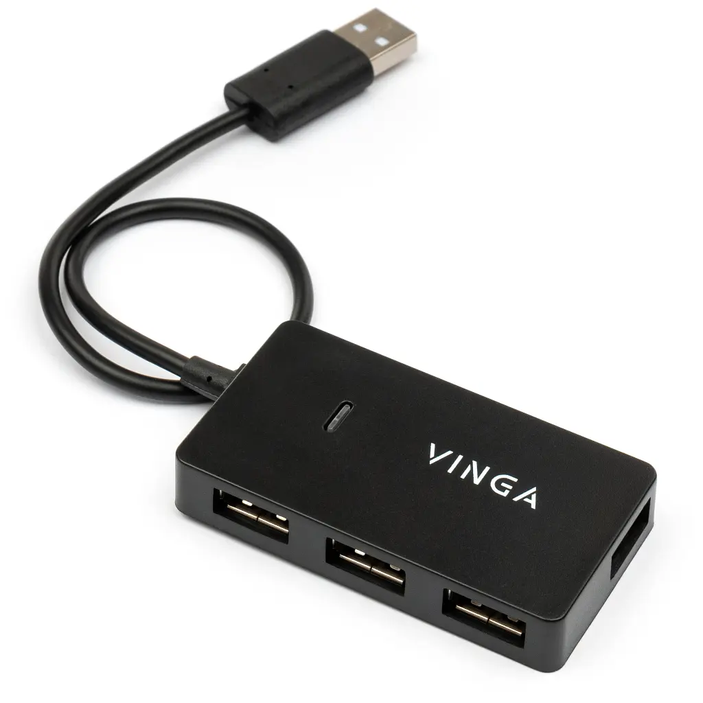 Концентратор Vinga USB2.0 to 4*USB2.0 HUB (VHA2A4) - фото 3