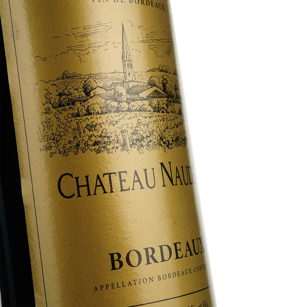 Вино Robert Giraud Chateau Naudeau AOP Bordeaux, красное, сухое, 0,75 л (917809) - фото 5