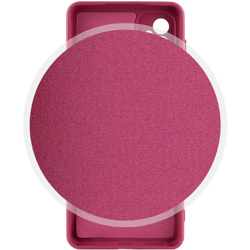 Чохол TPU GETMAN Liquid Silk Full Camera для Samsung Galaxy A04s Бордовий / Marsala - фото 3