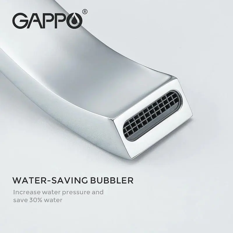 Душова система прихованого монтажу Gappo G7107-40, вилив - перемикач на лійку, 3-функції, хром, Хром - фото 7