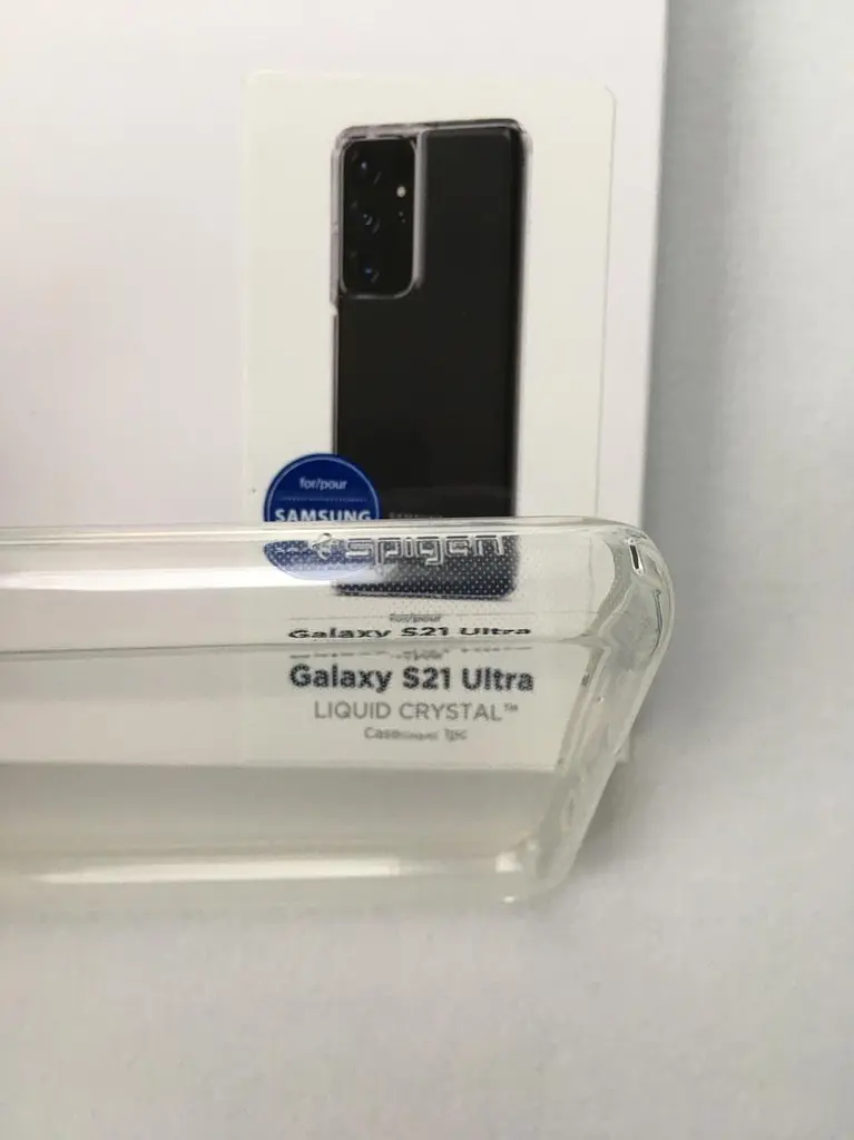 Чохол прозорий протиударний Spigen Liquid Crystal ACS02348 для Samsung Galaxy S21 Ultra (6.8") - фото 4
