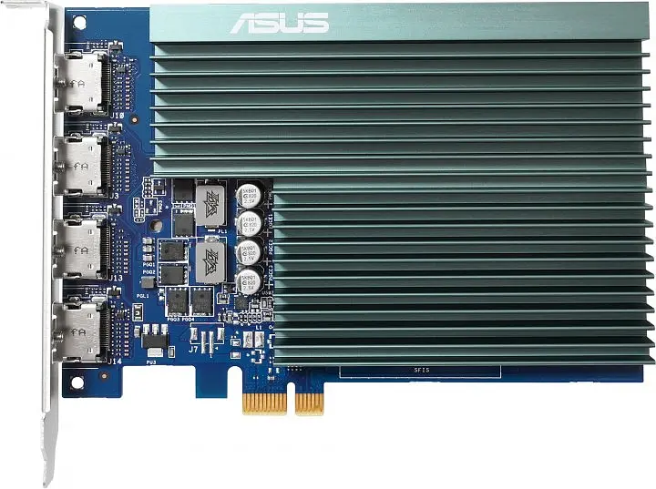 Видеокарта Asus GeForce GT 730 with 4 HDMI (GDDR5 GT730-4H-SL-2GD5) [75446] - фото 2