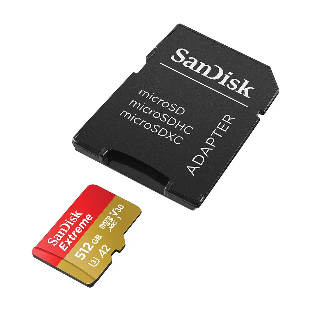 Карта пам'яті SanDisk 512GB microSD class 10 UHS-I U3 V30 Extreme (SDSQXAV-512G-GN6MA) - фото 4