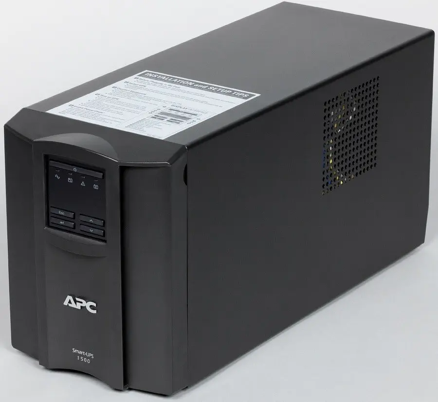 Джерело безперебійного живлення APC Smart-UPS 1500VA LCD, Lin.int., AVR, 8 х IEC, SmartSlot, USB, RJ-45, метал (SMT 1500I) - фото 5