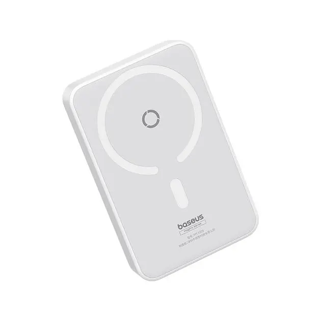 Зовнішній акумулятор магнітний Baseus MagPro Magnetic Bracket 5000mAh 20W (P10064101223-00) білий - фото 4