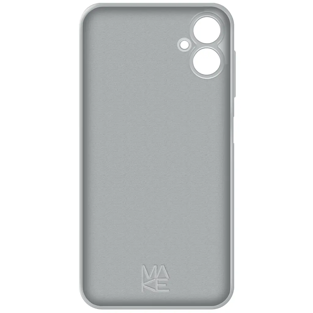 Чохол MAKE Samsung A06 Silicone Silver - фото 4