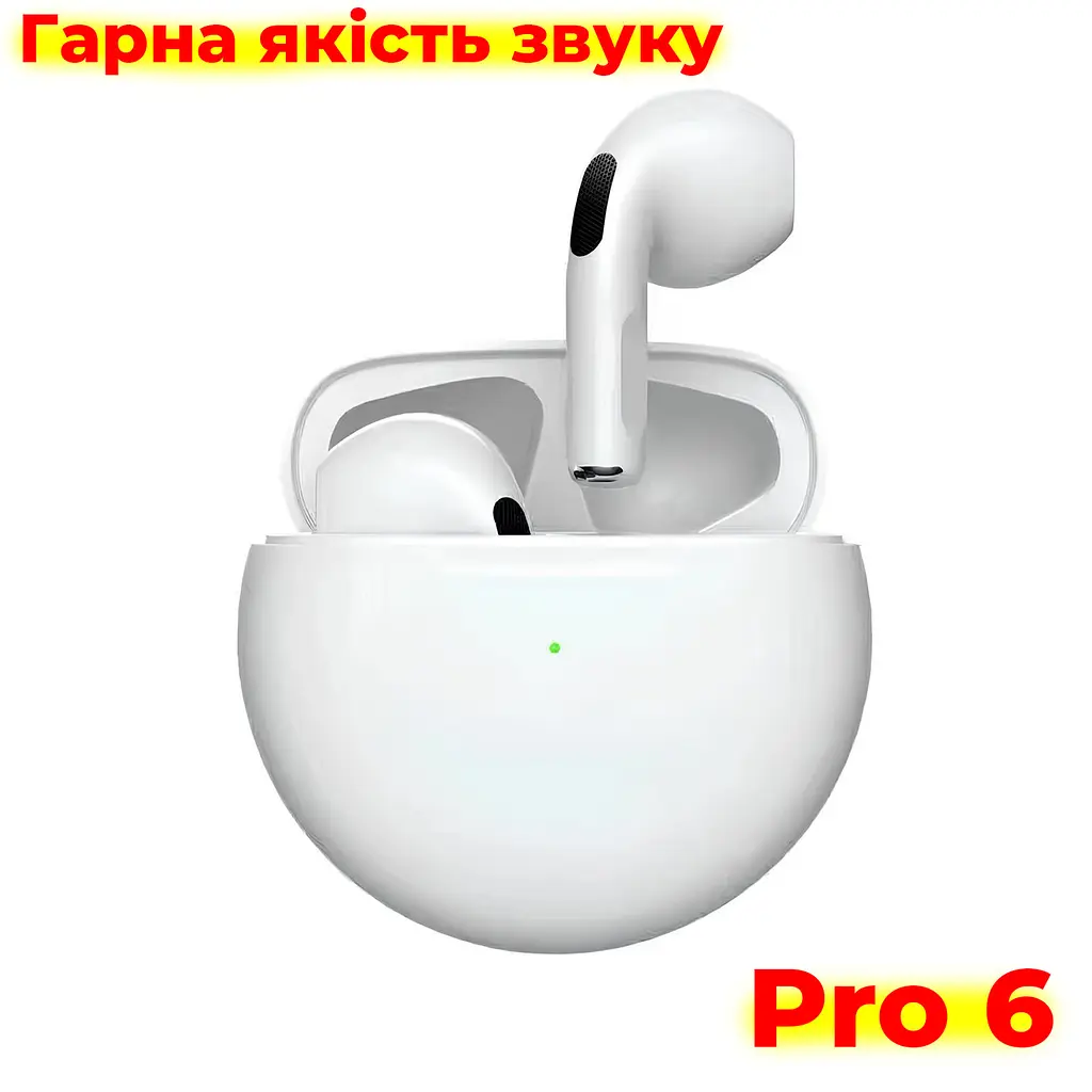 Бездротові навушники Pro 6. Bluetooth - фото 2