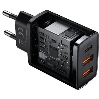 Зарядний пристрій Baseus Compact Quick Charger 2U+C (CCXJ-E01) - фото 4