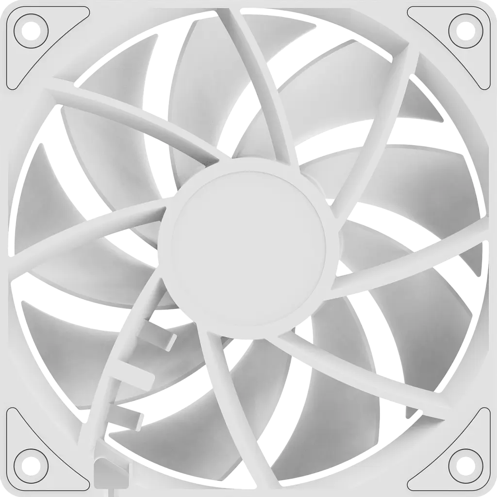 Вентилятор Ocypus Gamma F12 White (GAMMA-F12-WH1NN00X-GL)