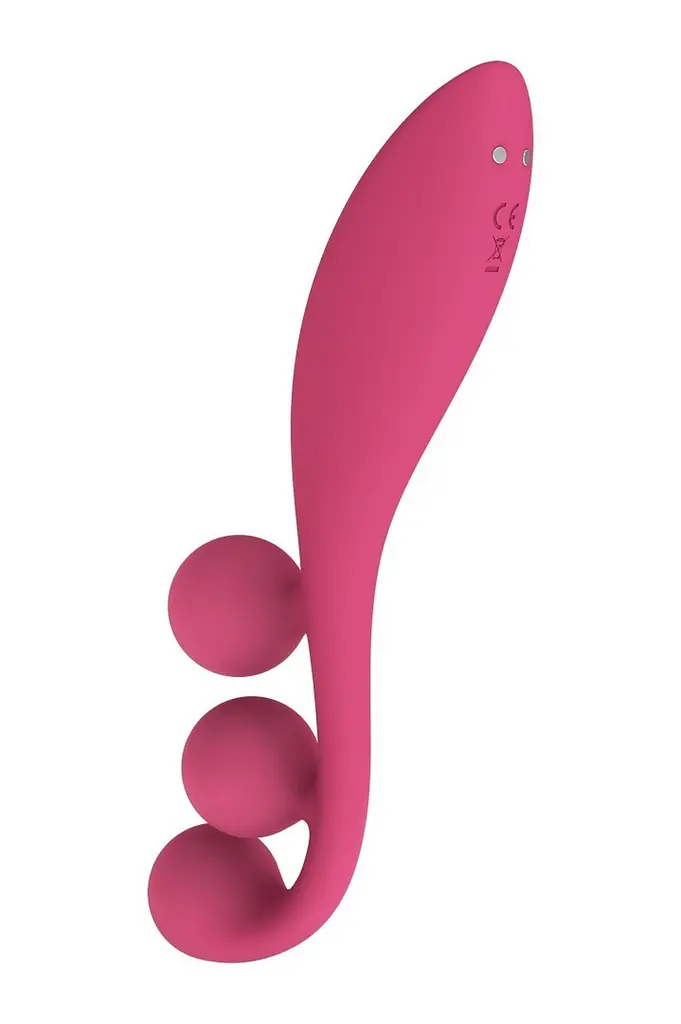 Вібратор Satisfyer Tri Ball 1 20.5 см рожевий - фото 5