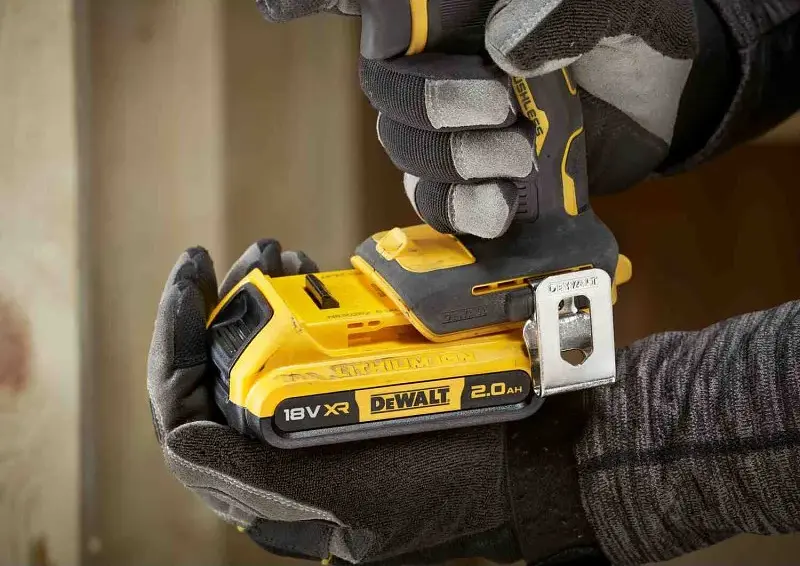 DeWALT Шурупокрут-дриль акумуляторний DeWALT XR Li-Ion 18В акб 2х2А·рік 74Нм 0-450·0-1650об/хв кейс TSTAK, ЗП 1.12кг - фото 9