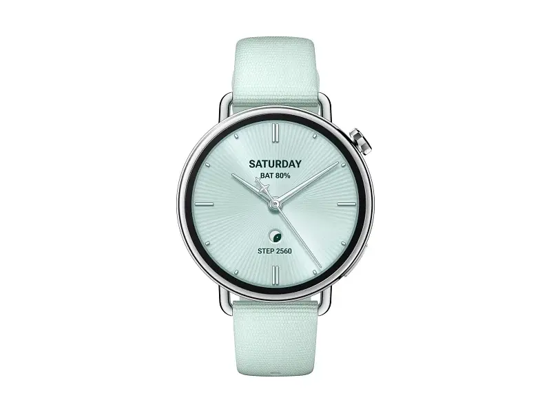 Смарт-годинник Xiaomi Watch S4 41mm Fluororubber Strap Mint Green BHR080CGL - фото 2