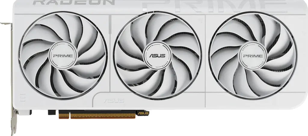 Відеокарта AMD Radeon RX 9070 XT 16GB Asus Prime OC White (PRIME-RX9070XT-O16G-WHITE) - фото 3