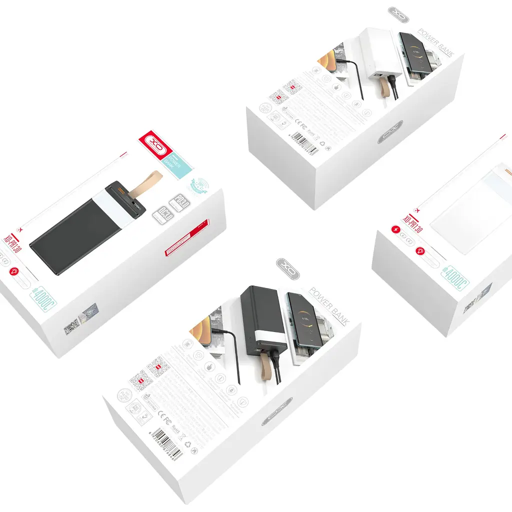 Внешний аккумулятор XO PR130 40000mAh 22.5W Black [123252] - фото 4