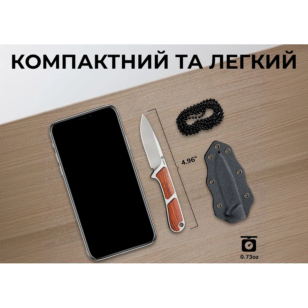 Нож Civivi Mini Elementum Fixed Blade C23010-4 - фото 11