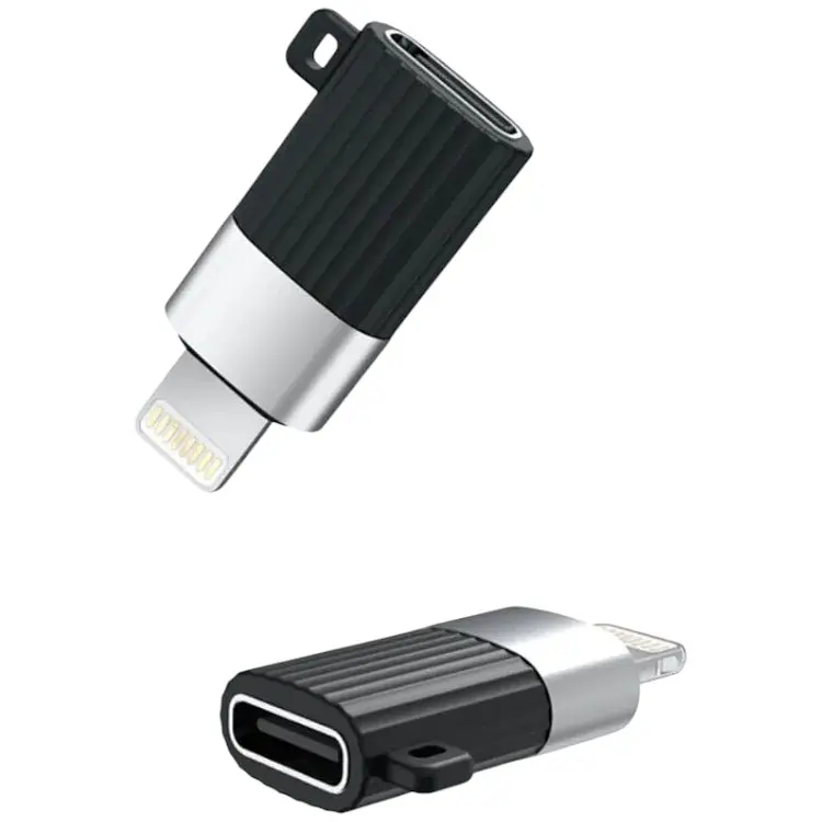 Перехідник XO NB149D Type-C to lightning Black