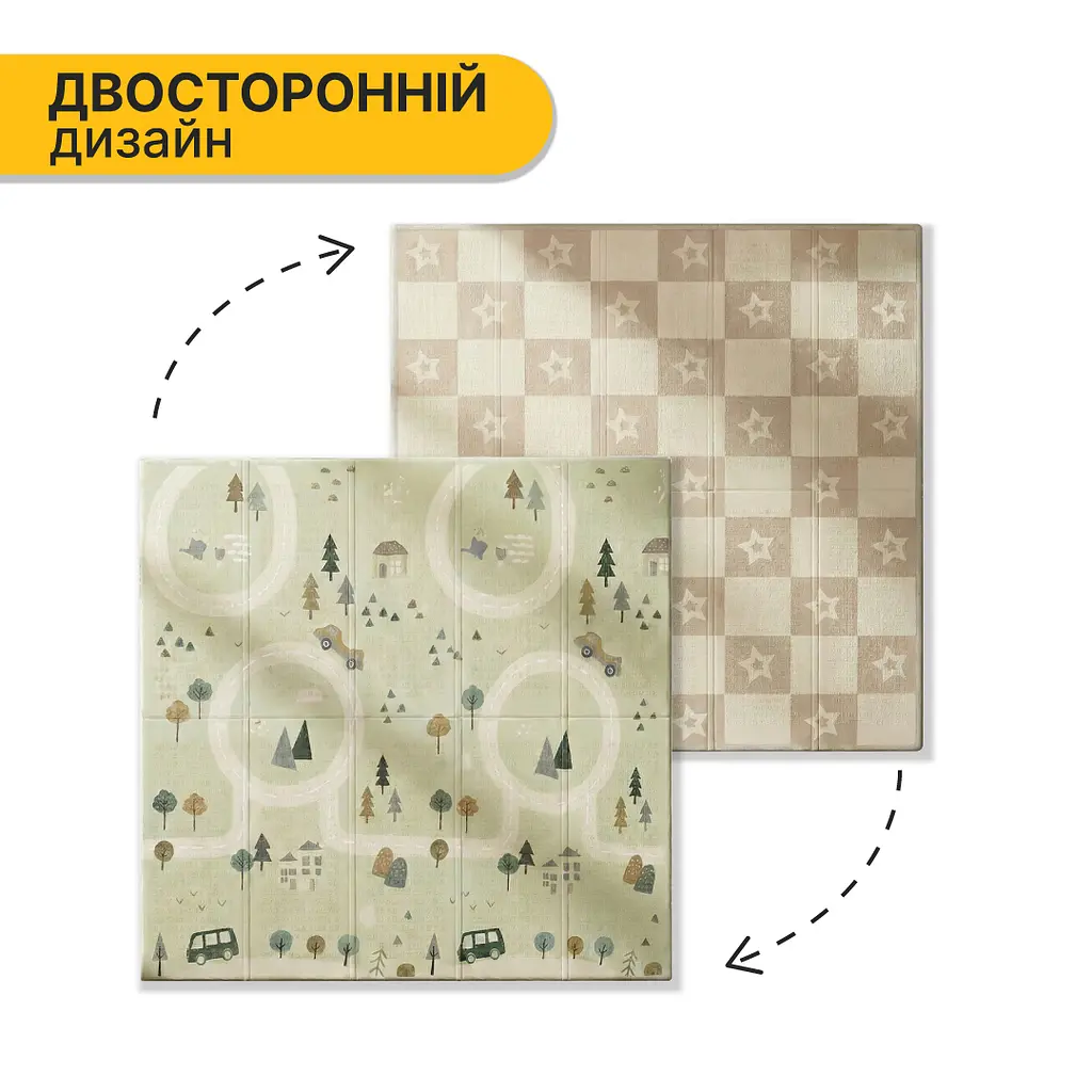 Дитячий ігровий килимок LEOBRO 180 x 200 x 1 см (LB-1032) - фото 3