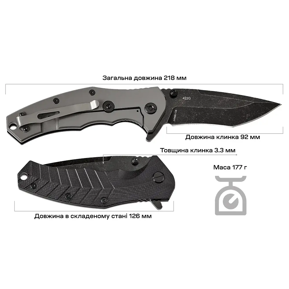 Нож Skif Griffin II BSW Black - фото 9