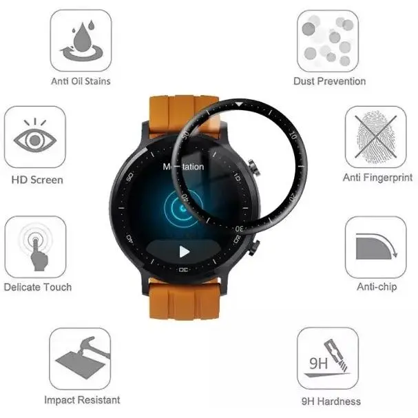 Захисна плівка DK Composite Film box для Realme Watch S (RMA207) (black) - фото 2