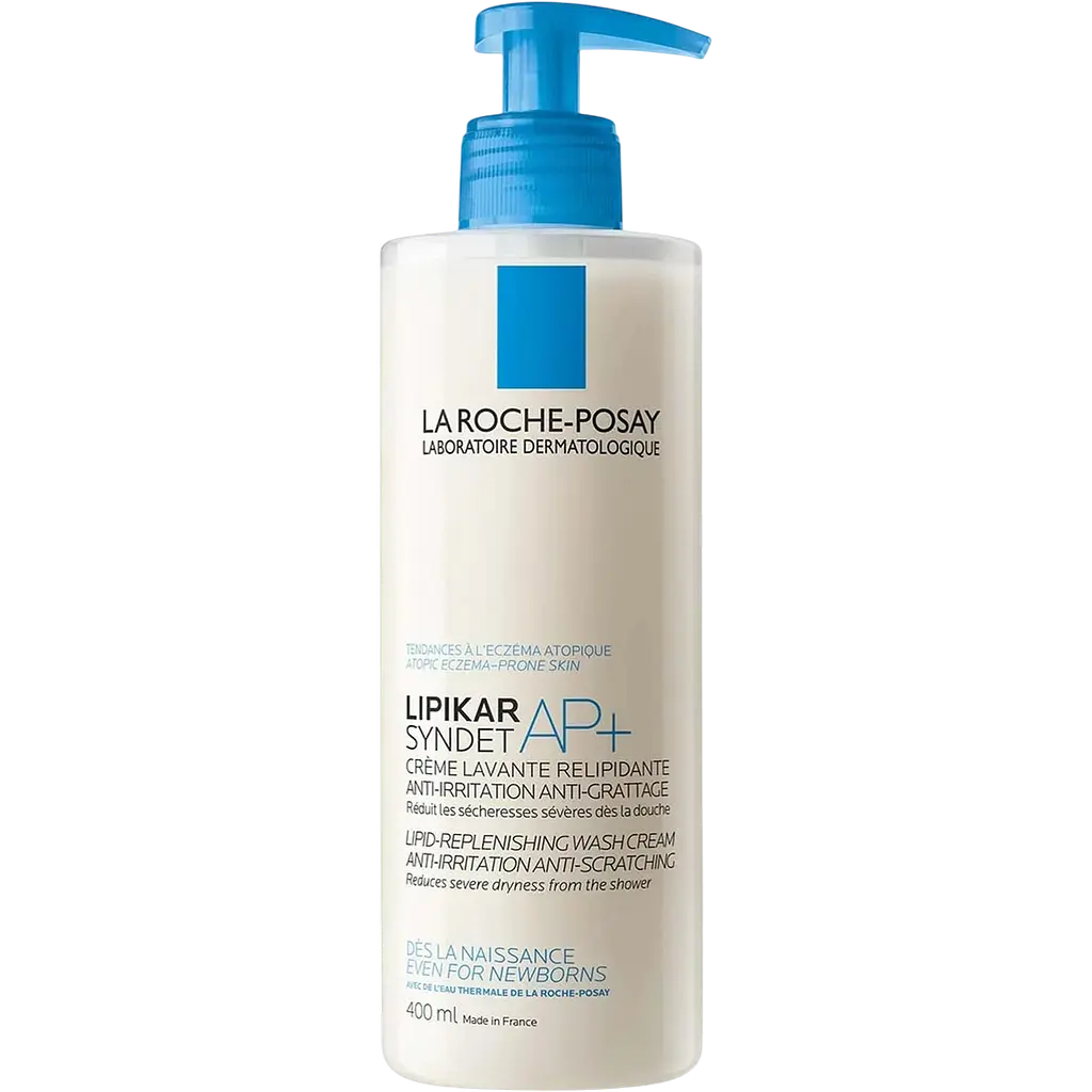 Набор La Roche-Posay: Бальзам для тела Lipikar AP+M 400 мл + Очищающий крем-гель для тела Lipikar Syndet АР+ для сухой кожи 400 мл + Подарок. Детская игрушка-зайка. - фото 3