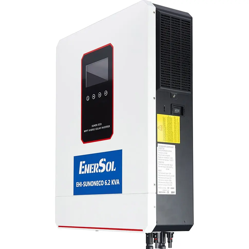 Гибридный солнечный инвертор EnerSol EHI-SUNONECO6.2KW + EnerSol EB-SK LiFePO4 5120Wh [122703] - фото 4