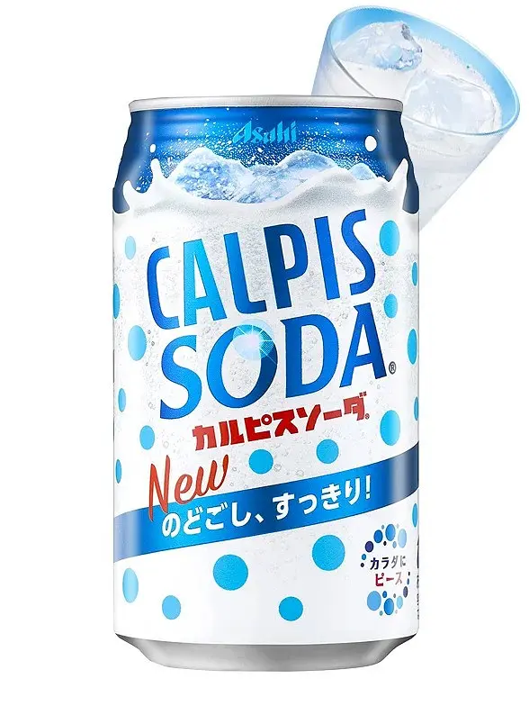 Японський газований напій Calpis Soda 355 мл