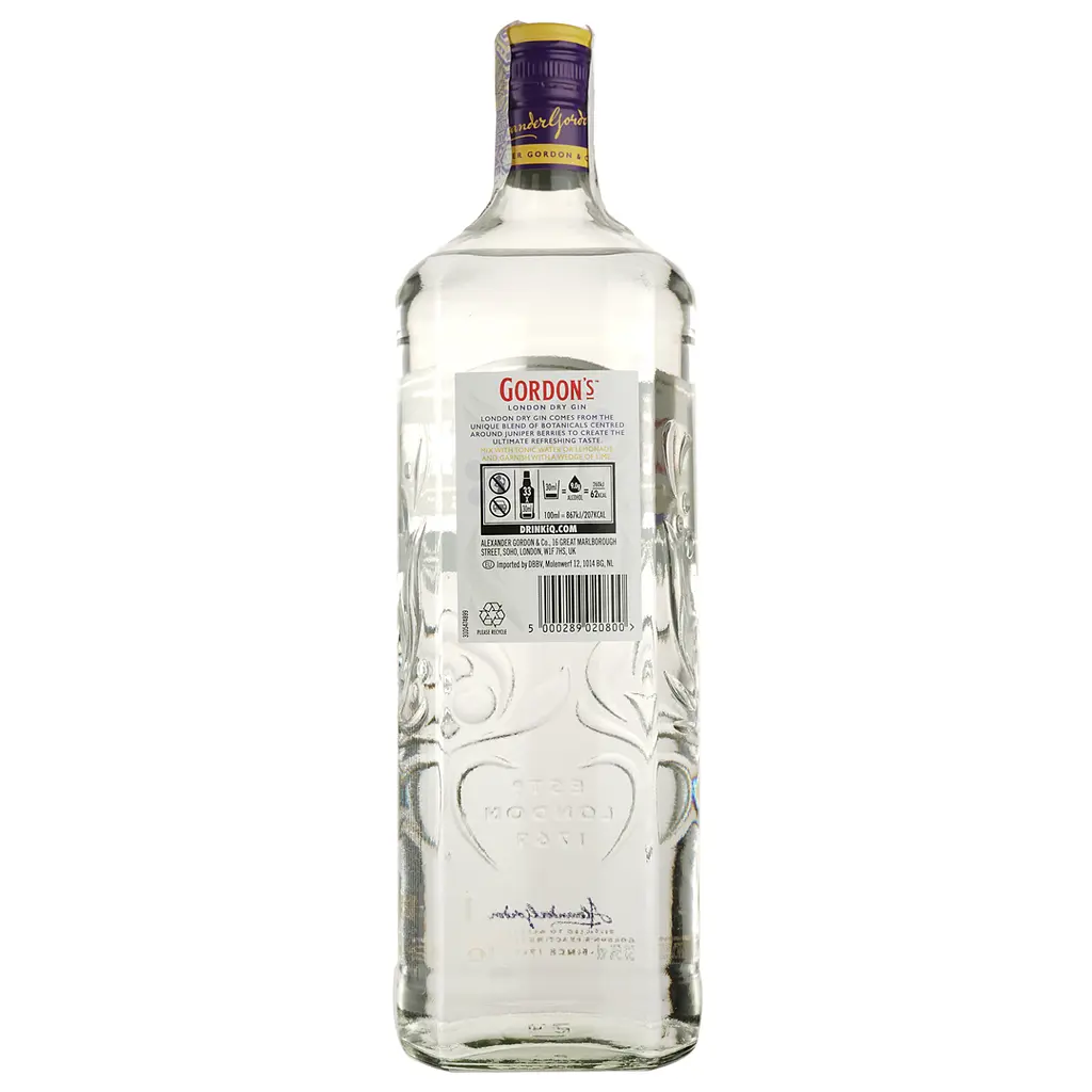 Джин Gordon’s 37.5% 1 л - фото 2
