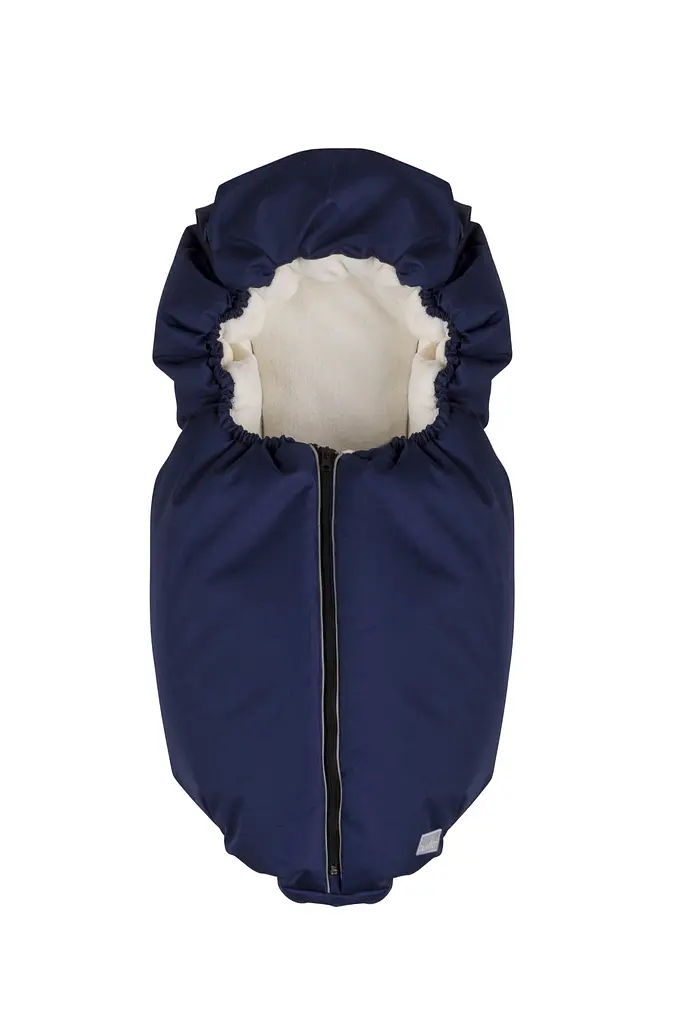Зимовий конверт Nuvita 9845 Carryon, темно-синій з бежевим (NV9845CARRYONNAVYBLUE) - фото 6