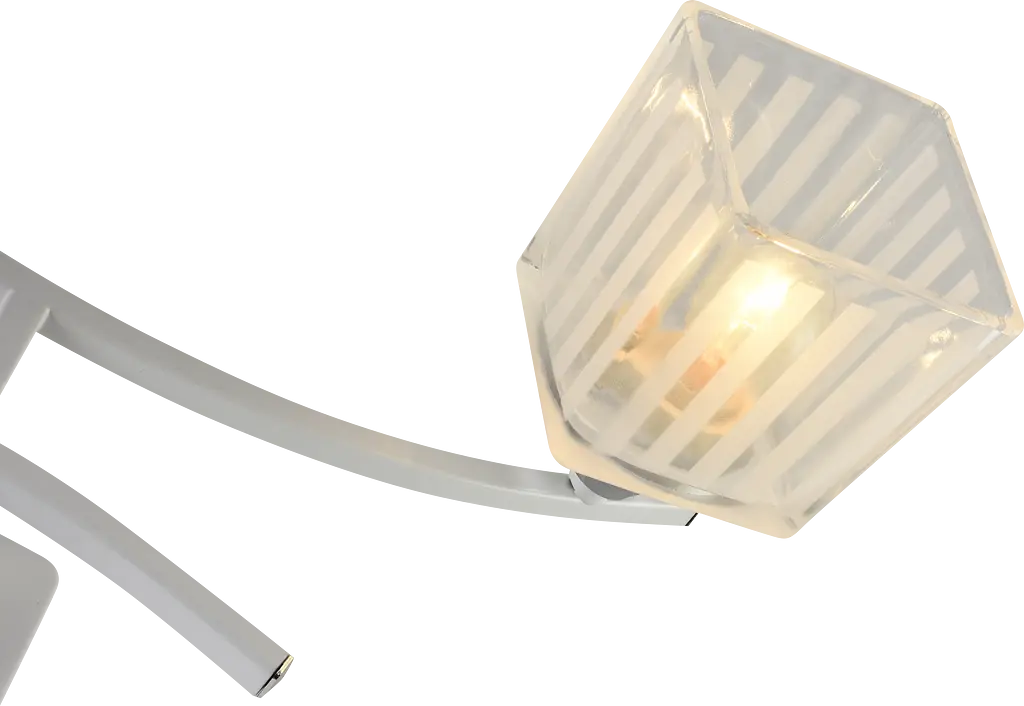 Люстра декоративна V XA1394/2 White+Chrome на 2 плафонів - фото 4