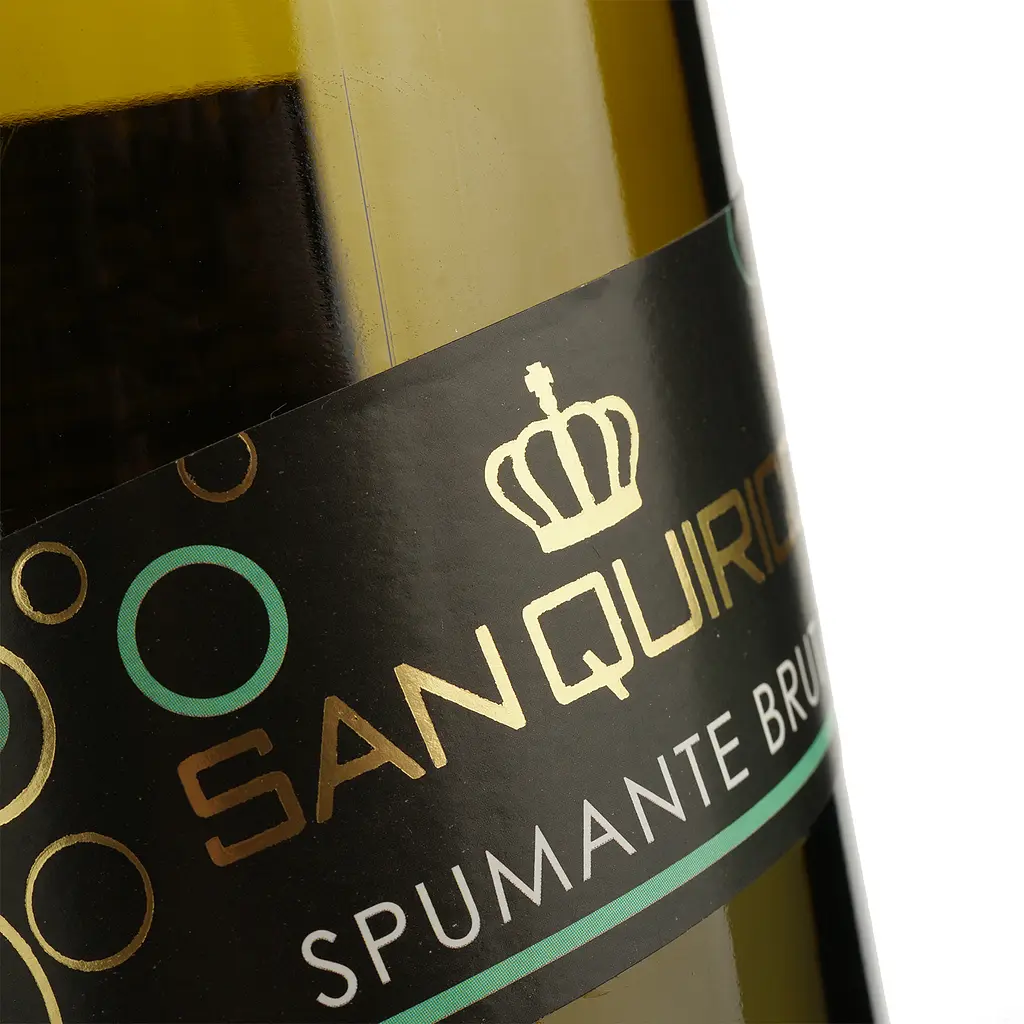 Вино ігристе San Quirico Vino Spumante Brut, біле, брют, 0,75 л - фото 3