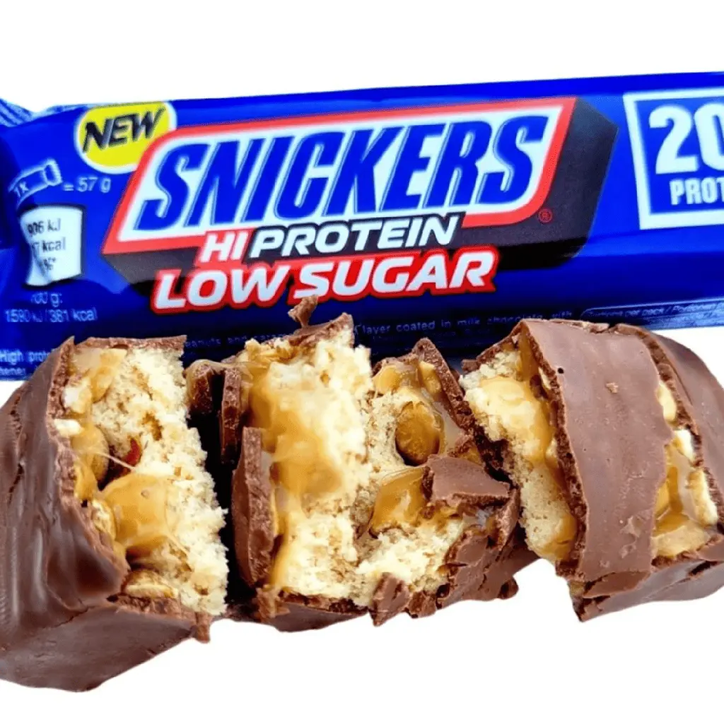 Шоколадний батончик Snickers Hi Protein Low Sugar Milk Chocolate Bar 57 г - фото 3