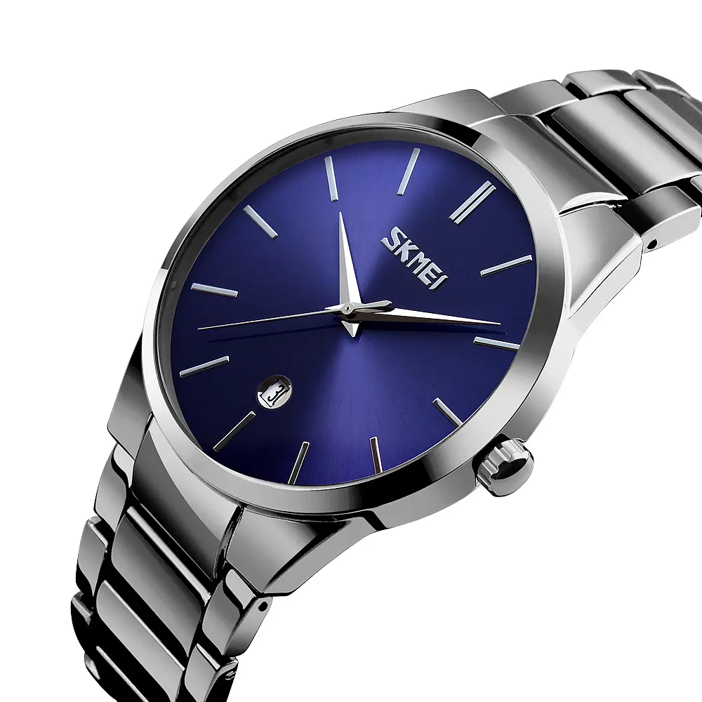 Чоловічий наручний годинник 9140SIBU Silver-Blue Skmei acs0029880 - фото 2