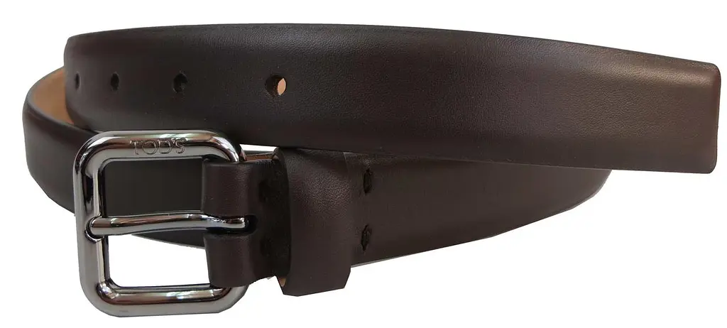 Ремінь жіночий Tod's 85-106 см 2.5 см шкіра Коричневий - фото 3