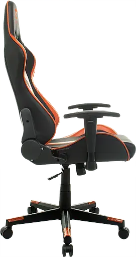 Геймерское кресло GT Racer черное с оранжевым (X-2527 Black/Orange) - фото 5