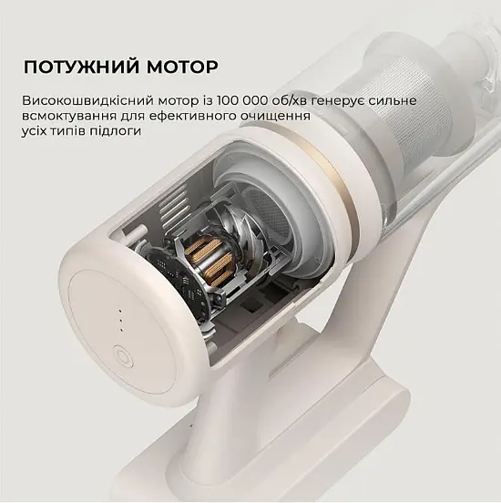 Акумуляторний пилосос Dreame Cordless Vacuum Cleaner U10 VPV20A Pink - фото 3