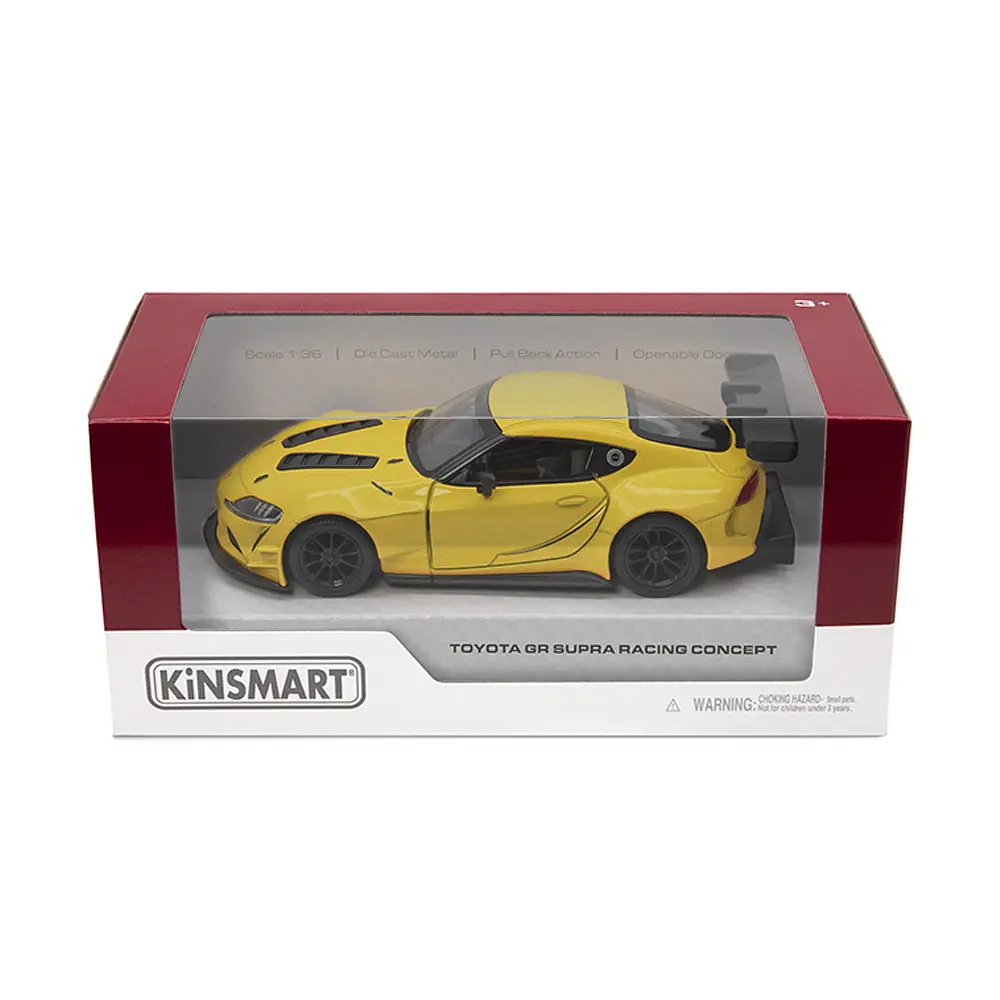 Металева інерційна легкова модель Toyota GR Supra Racing Concept 5", відкриваються двері (В асортименті) - фото 2