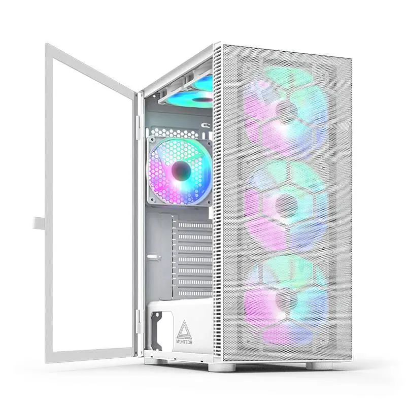 Корпус ATX W/O PSU X3 MESH (W) MONTECH - фото 2