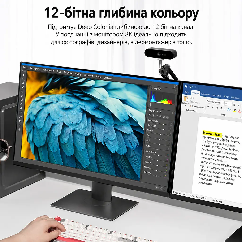 Відеокабель Vention HCFLH Mini DisplayPort - DisplayPort 1.4 8K 60 Гц 2 м синій (HCFLH) - фото 15